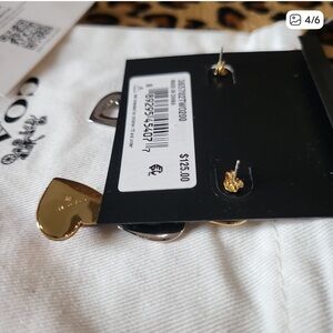 Coach - Heart ❤️ Trio Earrings